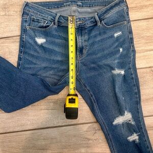 Old Navy Distressed Blue Jeans